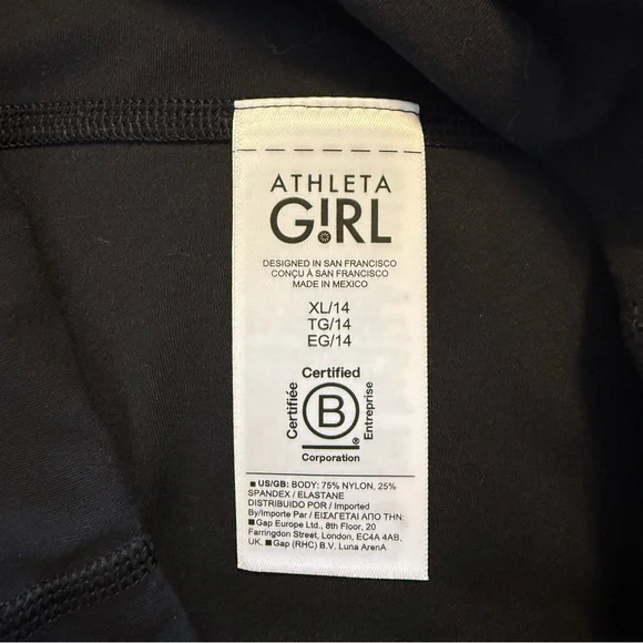 NWT Athleta Girl High Rise Chit Chat Flare Pant, XL/14 - Picture 6 of 8